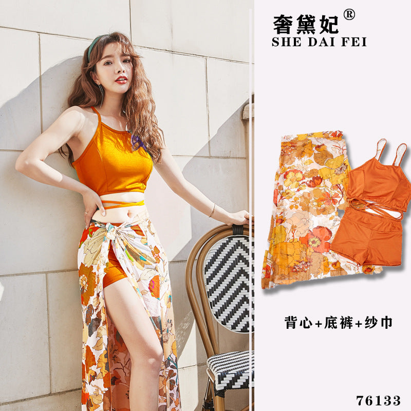 Bikini three-piece holiday beach swimwear