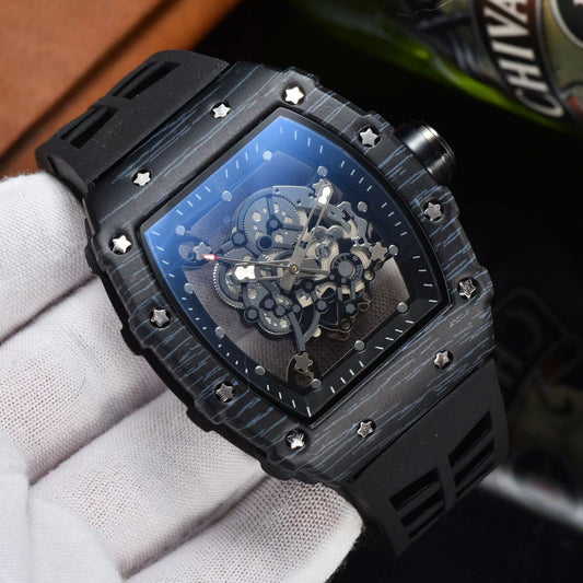 🕶️ Title: Skeleton Dial Luxury Sport Watch – Precision in Various Colours 🕶️