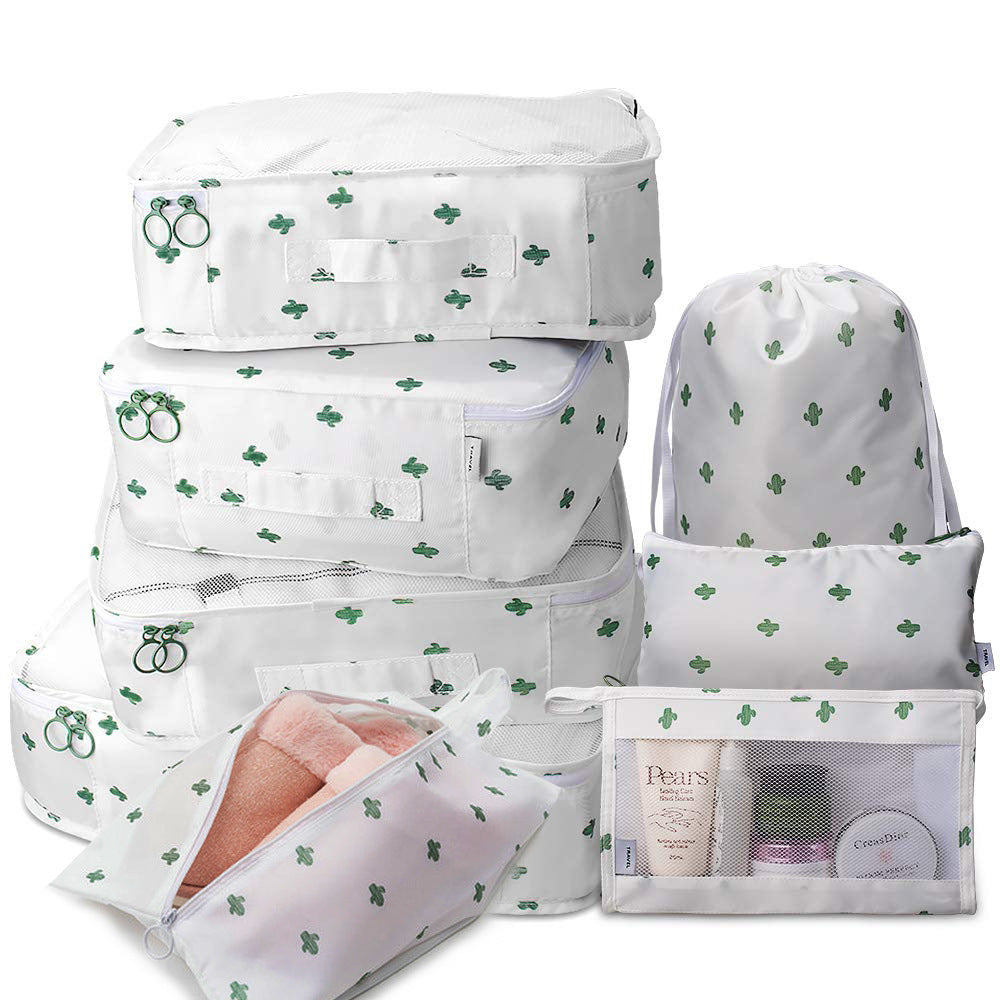 Wholesale Travel Storage Set Travel Storage Bag 8-Piece Set 8-Piece Suit Travel Clothing Classification Storage Bag