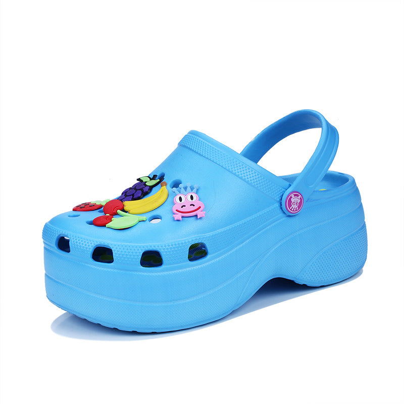 Fun Fruit-Themed Platform Clogs – Stylish, Comfortable, and Colourful