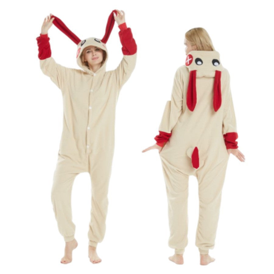 Animal one-piece pajamas