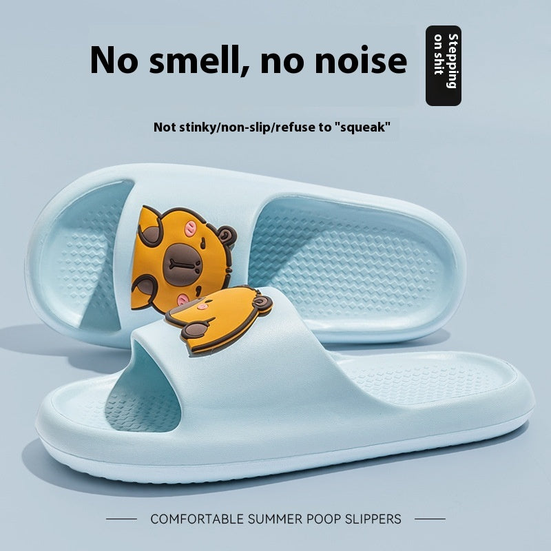 Funny Dog Face Non-Slip Summer Slippers – Various Colours