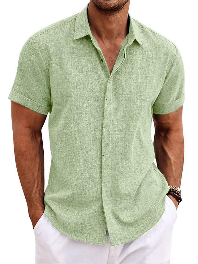 Men’s Short Sleeve Summer Shirt – Lightweight, Stylish & Cool in Various Colours