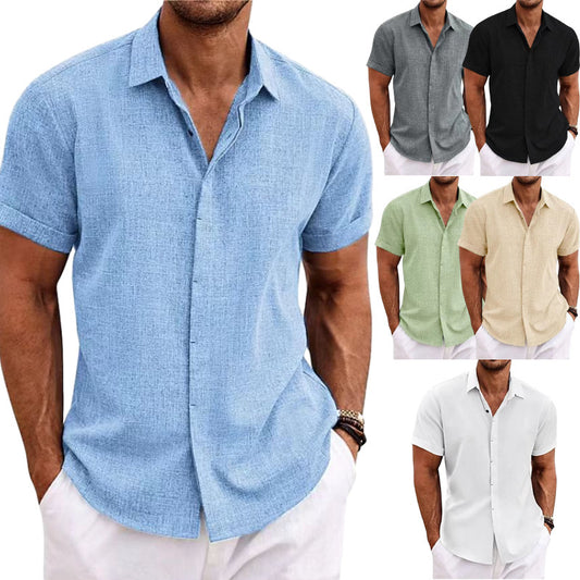 Men’s Short Sleeve Summer Shirt – Lightweight, Stylish & Cool in Various Colours