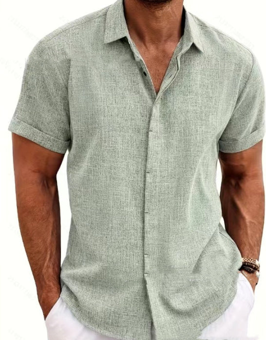 Men’s Short Sleeve Summer Shirt – Lightweight, Stylish & Cool in Various Colours