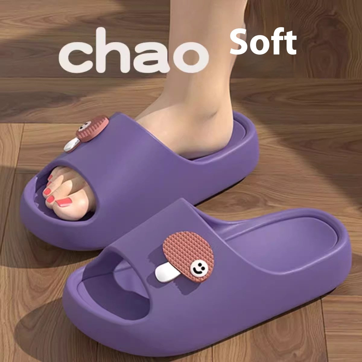 Funny Dog Face Non-Slip Summer Slippers – Various Colours