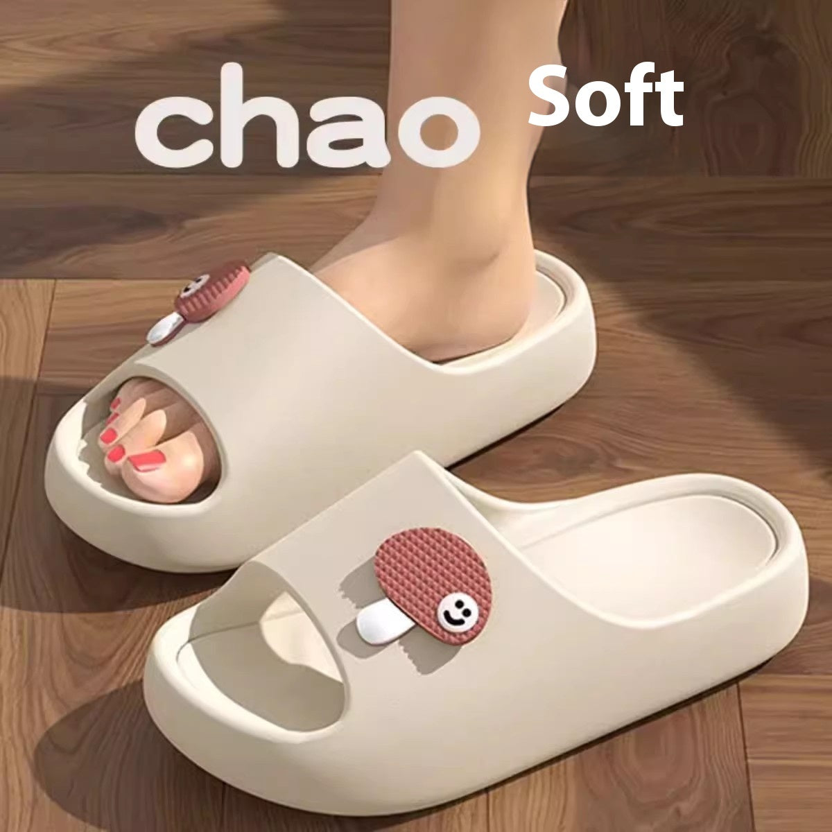Funny Dog Face Non-Slip Summer Slippers – Various Colours