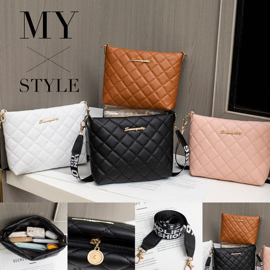 👜 Quilted Crossbody Shoulder Bag – Available in Various Colours