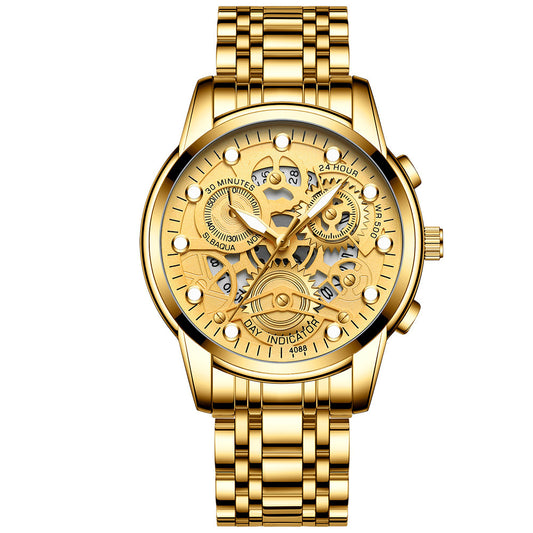 Luxury Skeleton Dial Watch for Men – Automatic Style in Various Colours
